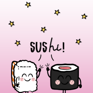 FOODTOF zomaar kaart sushi