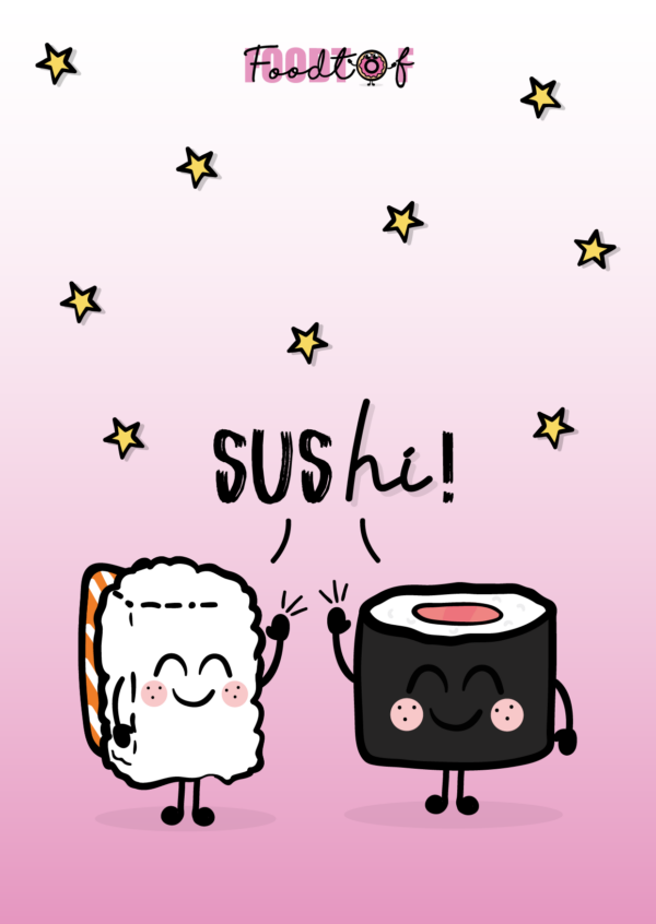 FOODTOF zomaar kaart sushi