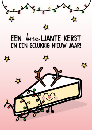 KERSTKAART BRIELJANTE KERST
