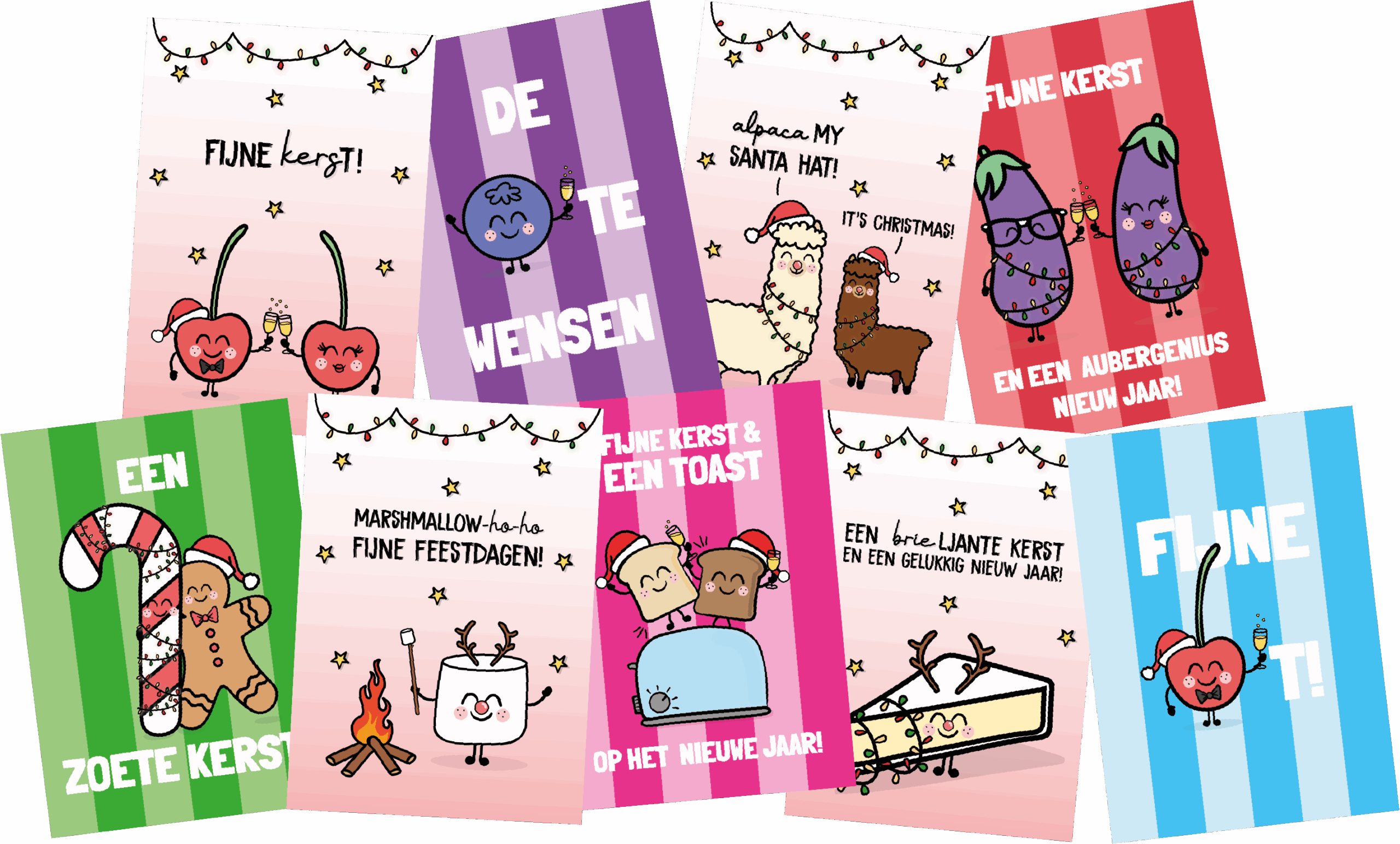 Foodtof kerstkaarten